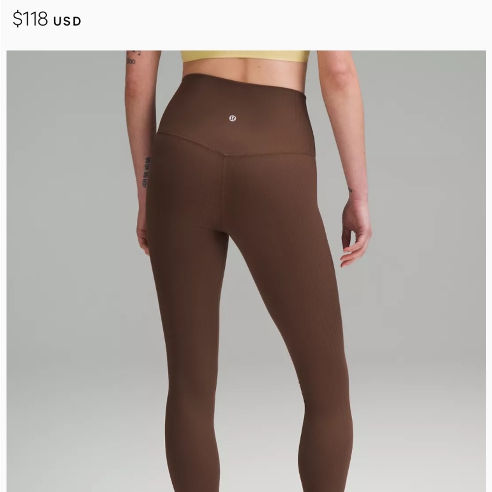 lululemon Align™ Ribbed High-Rise Pant 25" - Picture 3 of 6